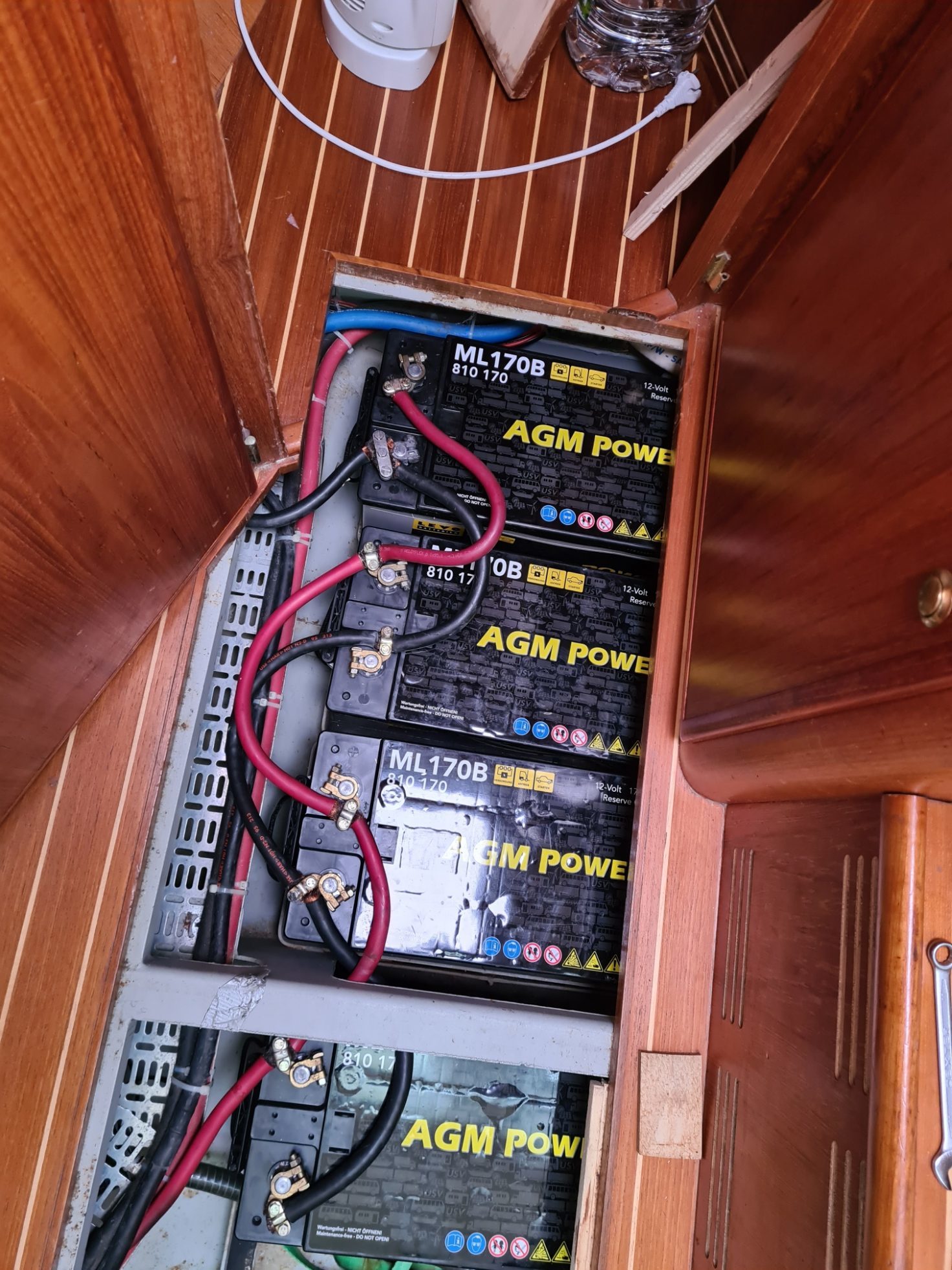 Montage des batteries