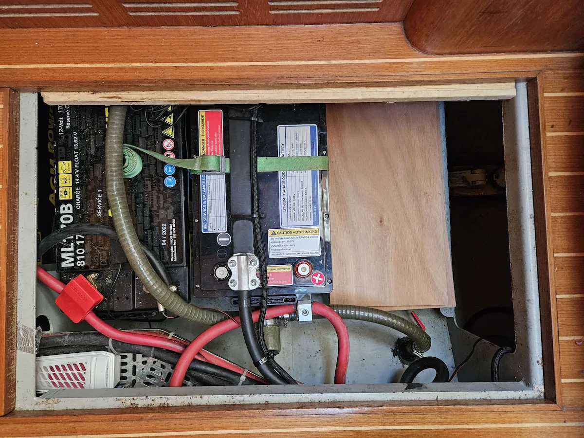 Installation batterie LTO à bord DILAMAR