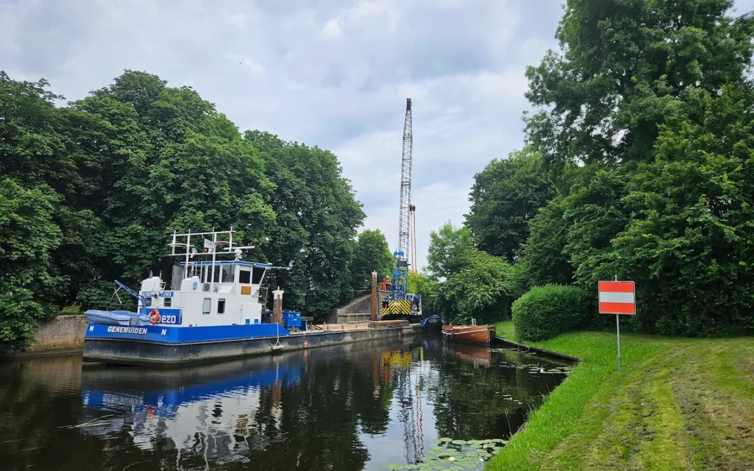 Blokzijl — travaux à la keersluis