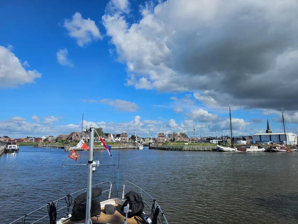 Arrivee a Lemmer